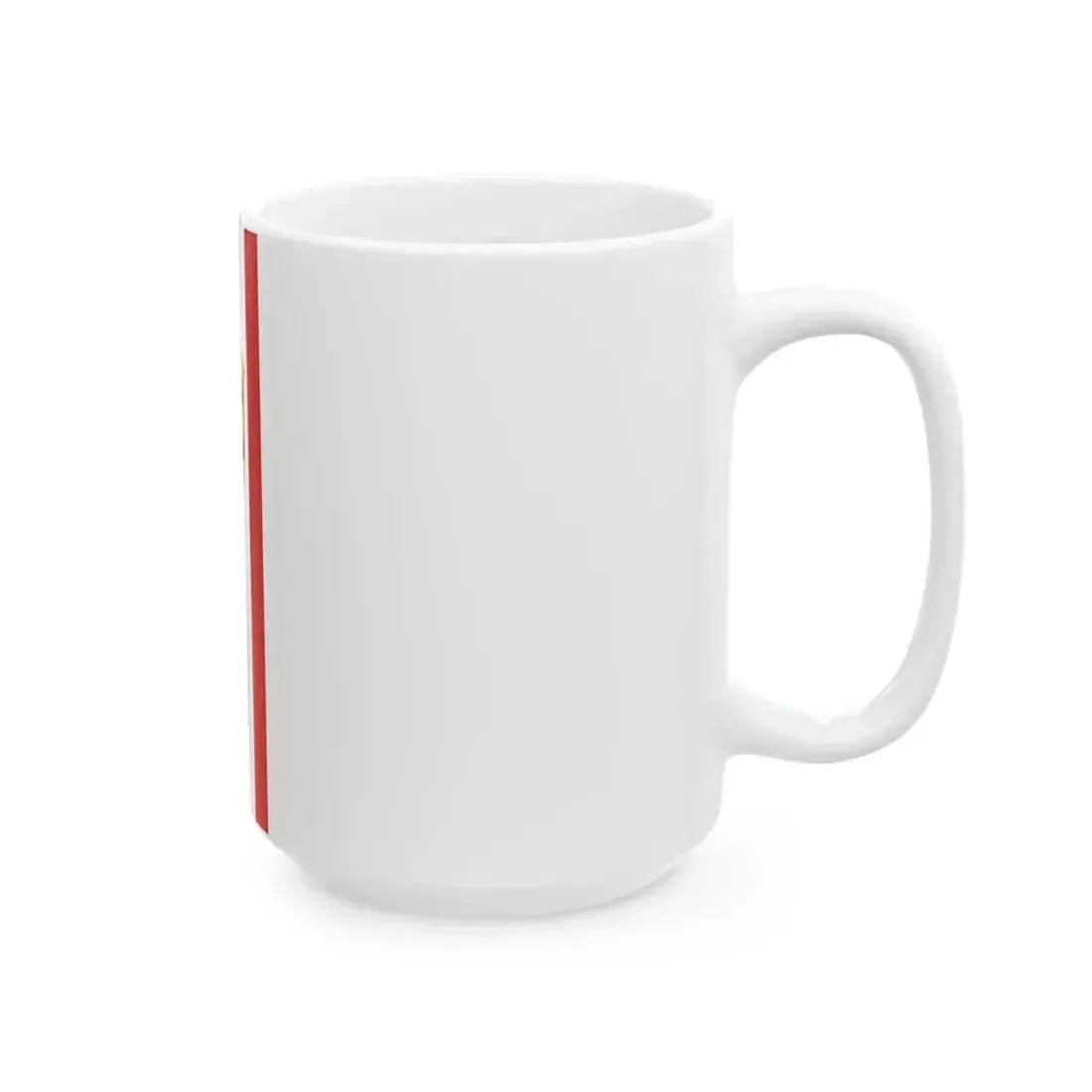 Banner Landkreis Lauterbach (Germany) White Coffee Mug - Go Mug Yourself