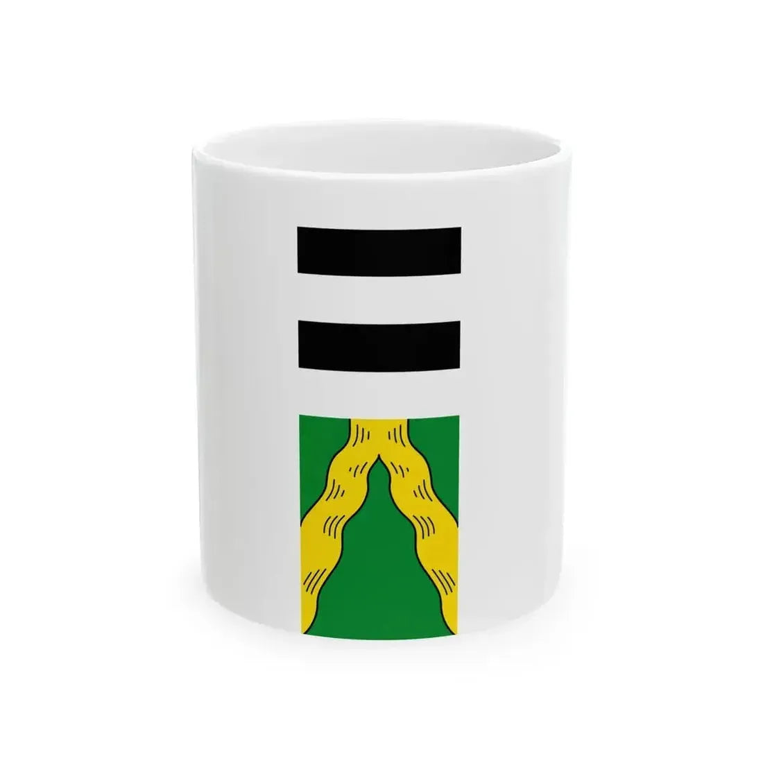 Banner Langendiebach (Germany) White Coffee Mug 11oz - Go Mug Yourself