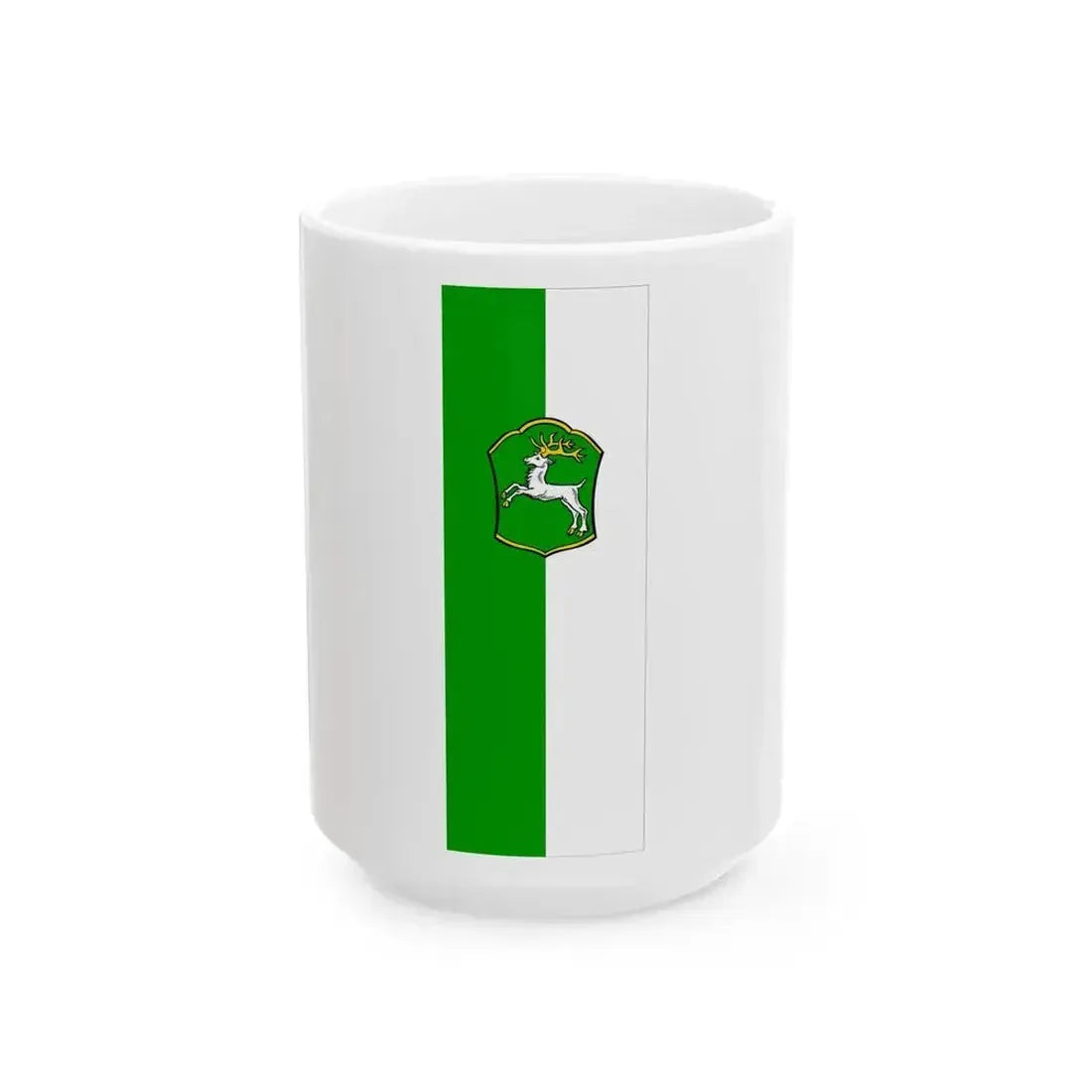 Banner Lenggries (Germany) White Coffee Mug 15oz - Go Mug Yourself