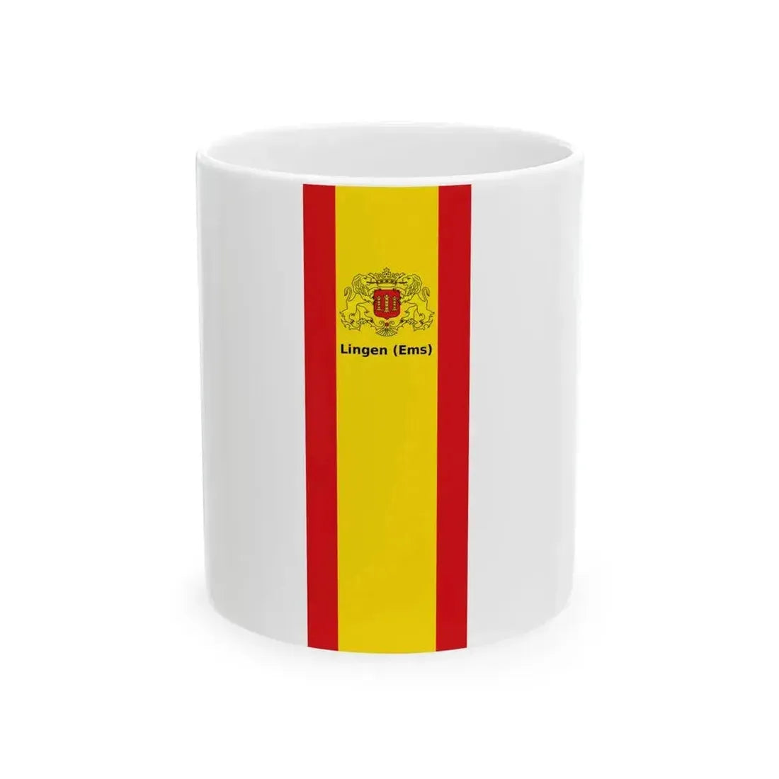 Banner Lingen Ems (Germany) White Coffee Mug 11oz - Go Mug Yourself