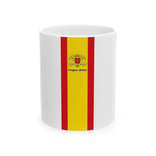 Banner Lingen Ems (Germany) White Coffee Mug 11oz - Go Mug Yourself