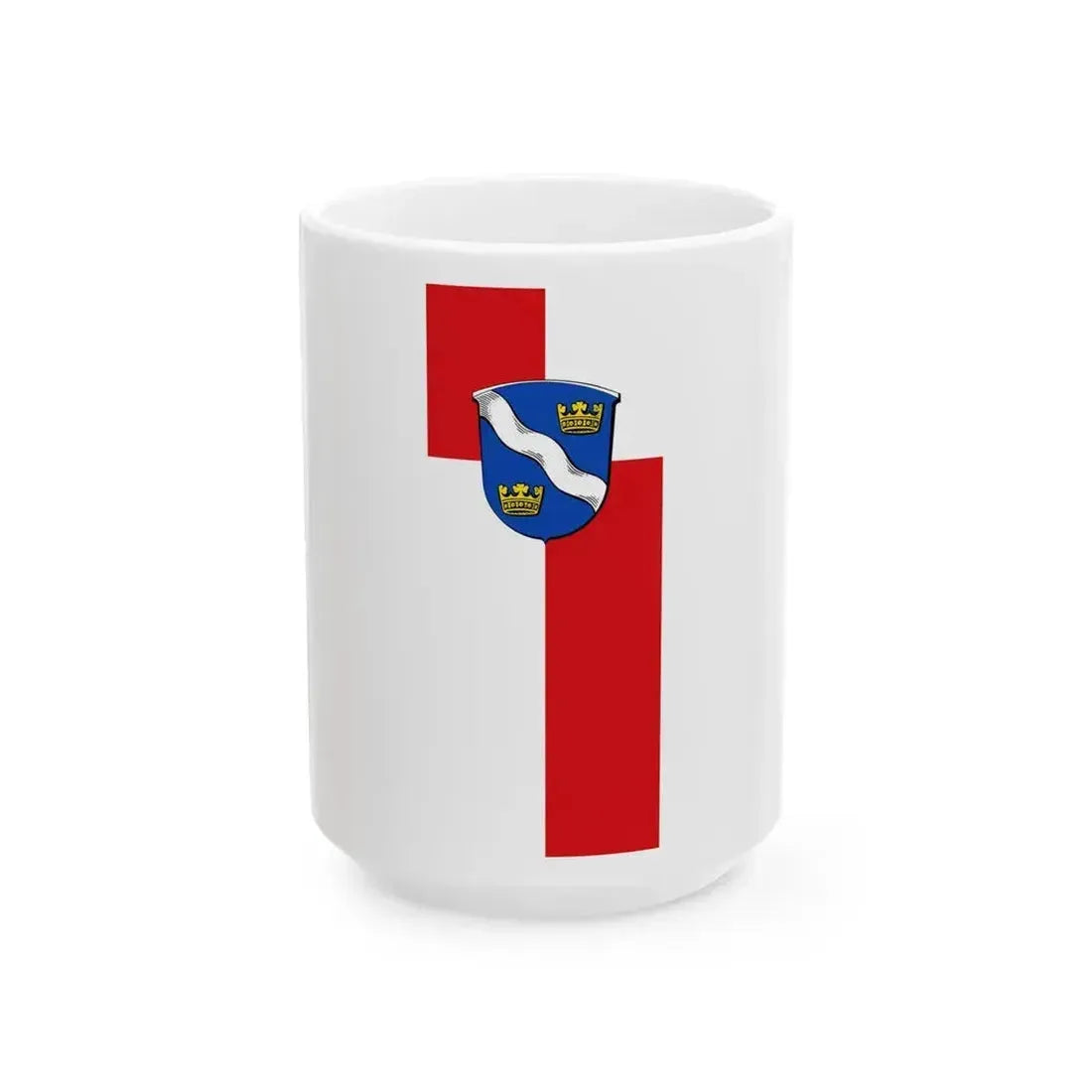 Banner Ober-Kainsbach (Germany) White Coffee Mug 15oz - Go Mug Yourself
