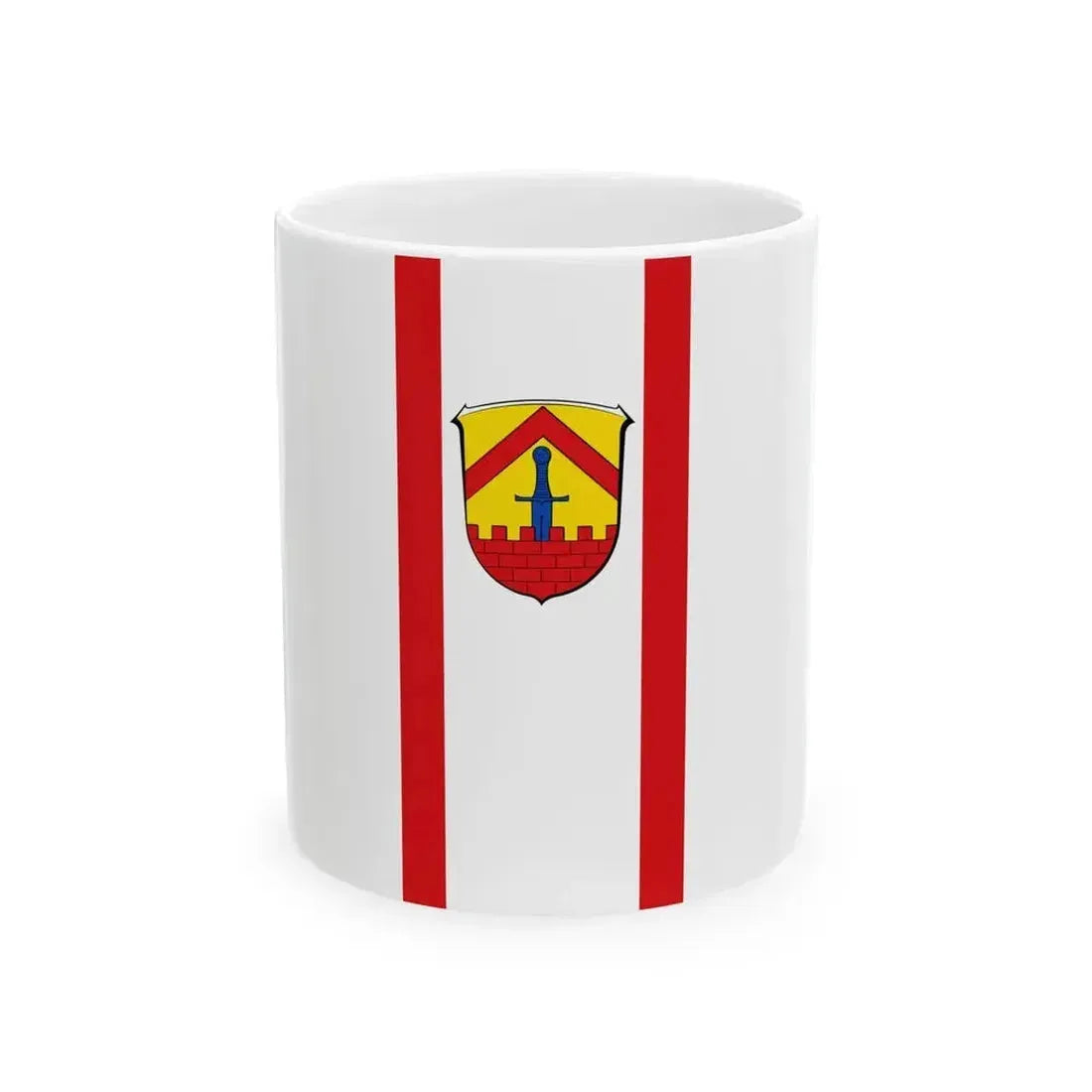 Banner Ober-Roden (Germany) White Coffee Mug 11oz - Go Mug Yourself