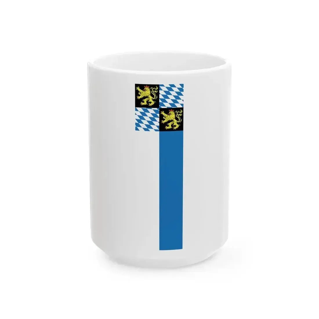 Banner Oberbayern (Germany) White Coffee Mug 15oz - Go Mug Yourself