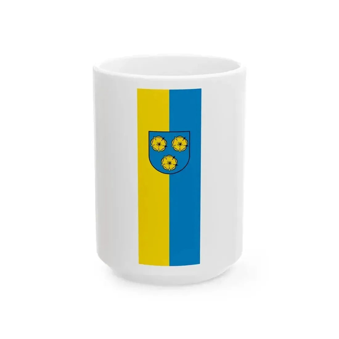 Banner Oberkochen (Germany) White Coffee Mug 15oz - Go Mug Yourself