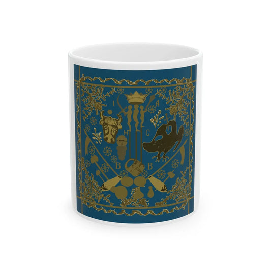 Banner of Alexander Soutzos as Prince of Wallachia (Oman) White Coffee Mug 11oz - Go Mug Yourself