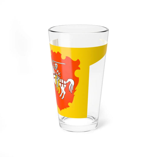 Banner of Amścisłaŭ Voivodeship (Belarus) (Coat of Arms) Pint Glass 16oz 16oz - Go Mug Yourself