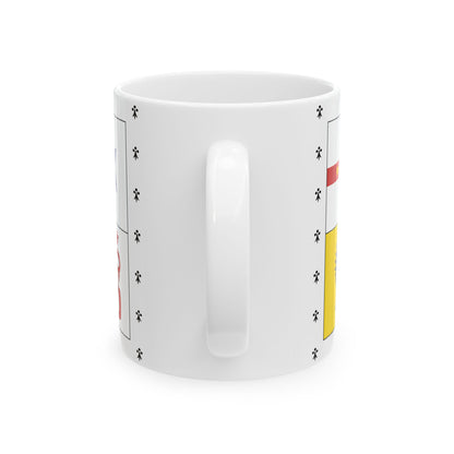 Banner of Arms of Australia 1953-2022 (Australia) White Coffee Mug-Go Mug Yourself