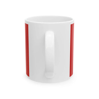 Banner of arms of Belarus 1991-1995 2-1 (Belarus) White Coffee Mug - Go Mug Yourself
