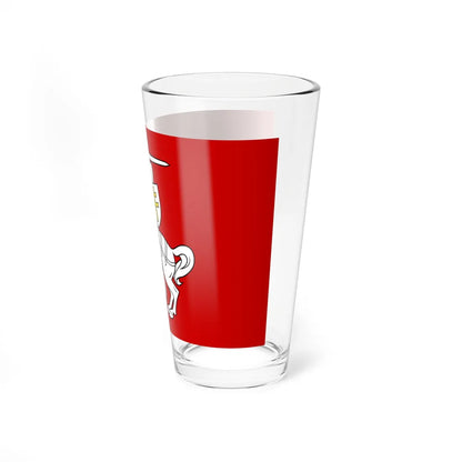 Banner of arms of Belarus 1991-1995 3-2 (Belarus) (Coat of Arms) Pint Glass 16oz - Go Mug Yourself