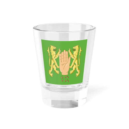 Banner of arms of OReilly (Ireland) Shot Glass 1.5oz 1.5oz - Go Mug Yourself