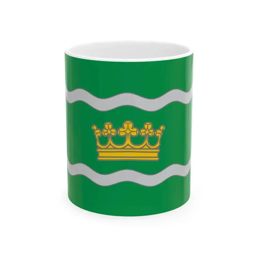 Banner of arms of the 16th District of Budapest 3-2 aspect ratio (Hungary) White Coffee Mug 11oz - Go Mug Yourself