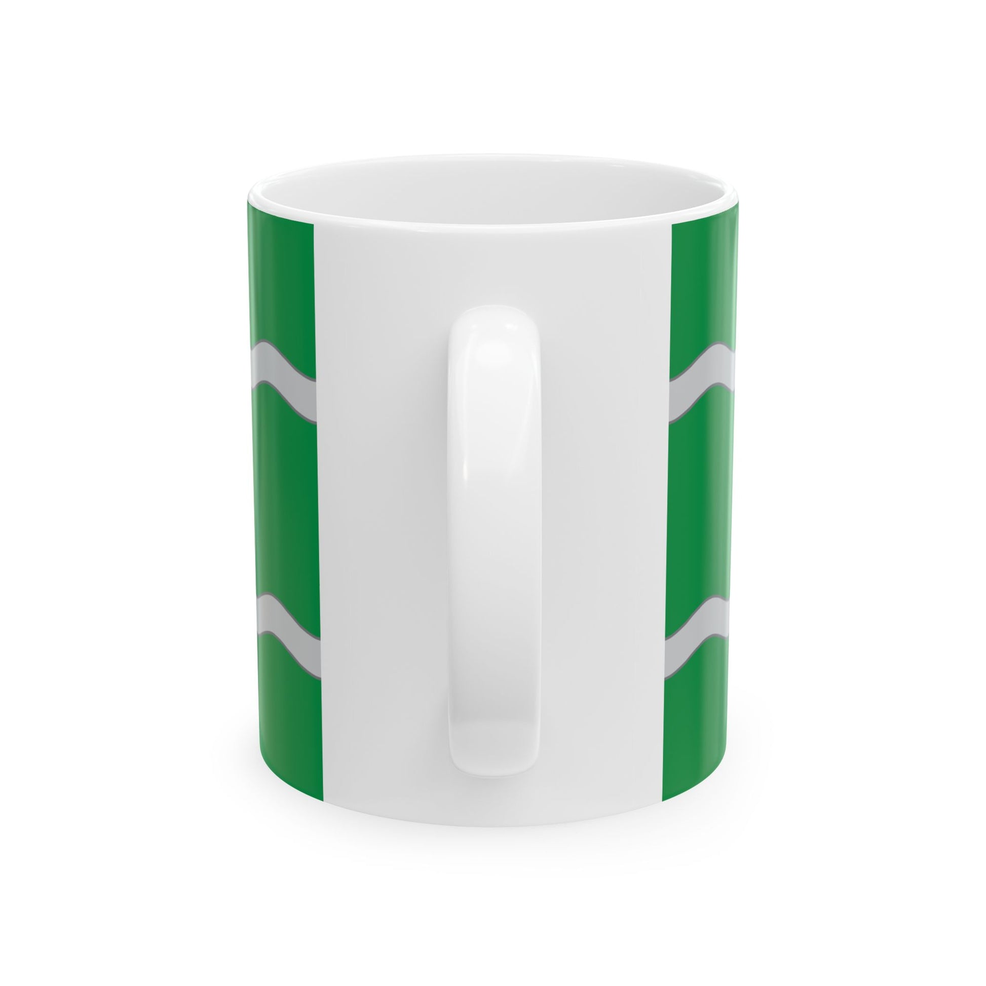 Banner of arms of the 16th District of Budapest (Hungary) White Coffee Mug-Go Mug Yourself