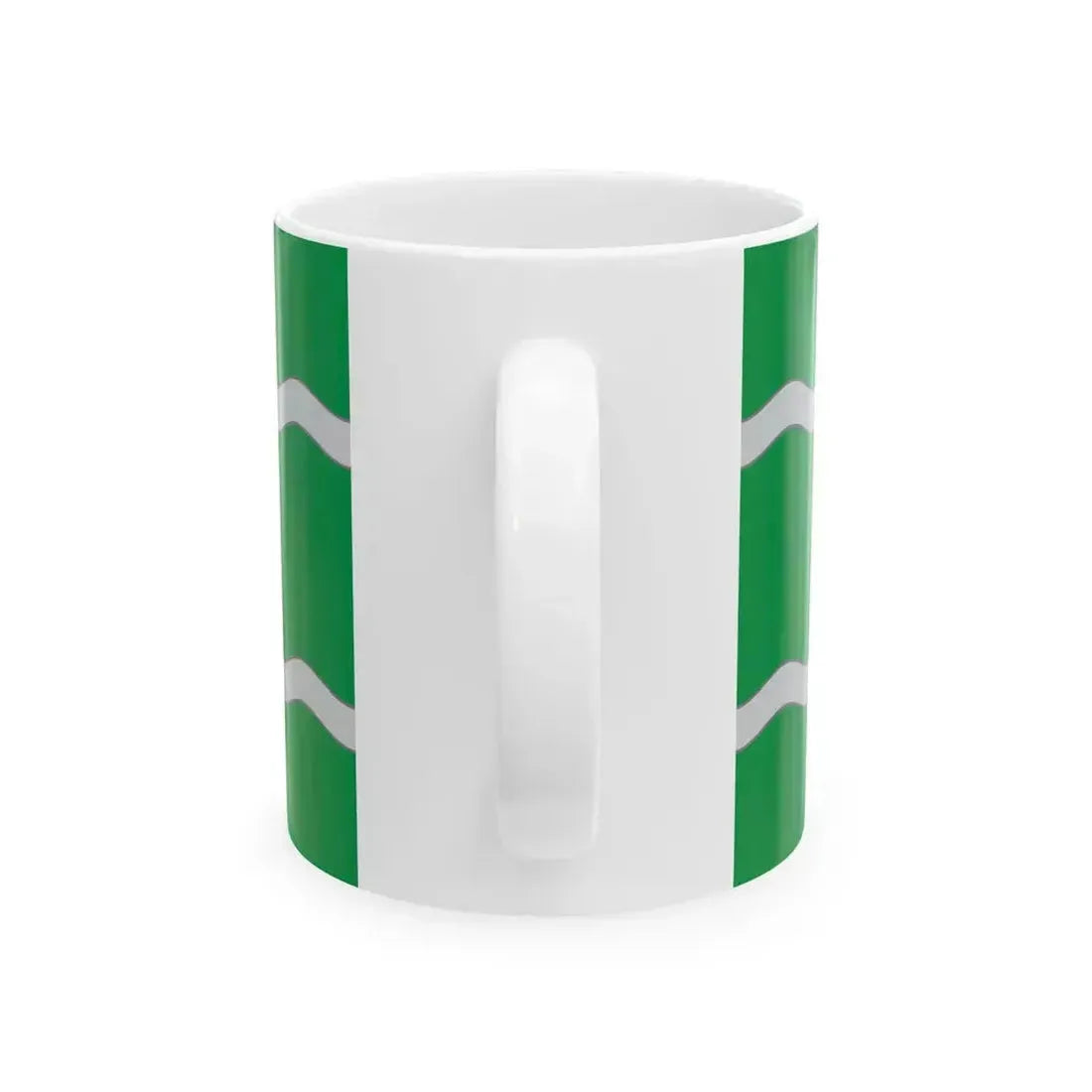 Banner of arms of the 16th District of Budapest (Hungary) White Coffee Mug - Go Mug Yourself