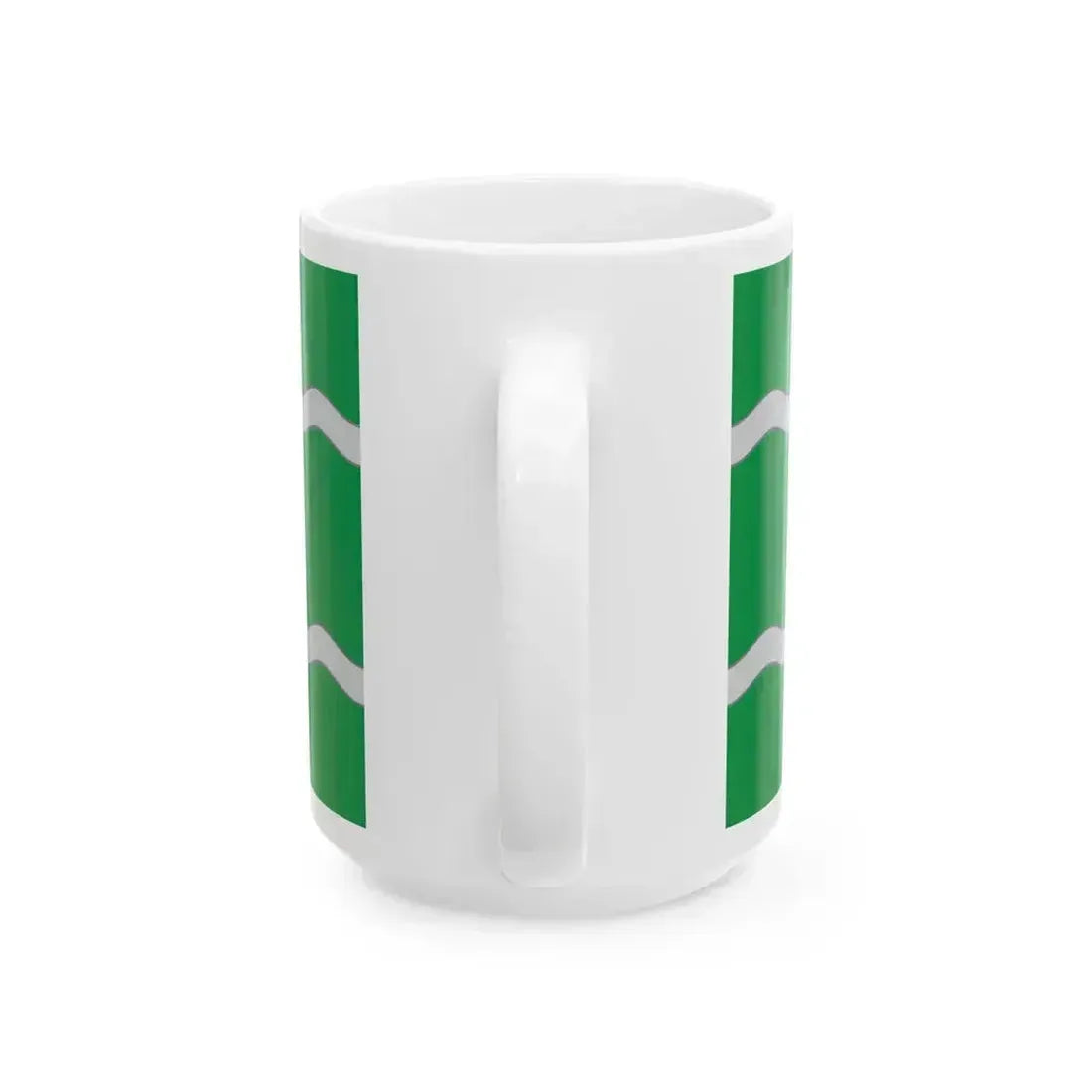 Banner of arms of the 16th District of Budapest (Hungary) White Coffee Mug - Go Mug Yourself
