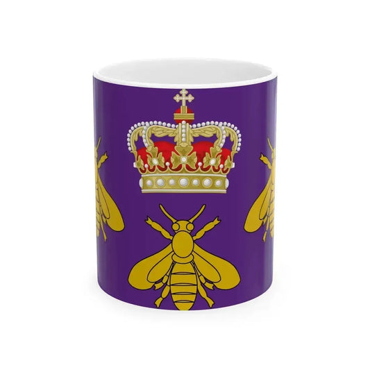 Banner of Arms of the Empire of the Sahara (Algeria) White Coffee Mug 11oz - Go Mug Yourself