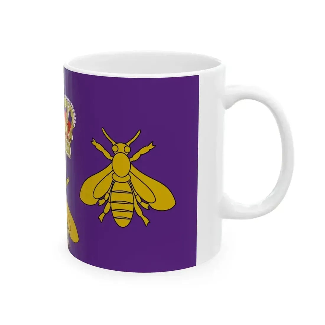 Banner of Arms of the Empire of the Sahara (Algeria) White Coffee Mug - Go Mug Yourself