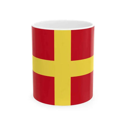 Banner of Arms of the House of Toulouse-Tripoli (Lebanon) White Coffee Mug 11oz - Go Mug Yourself
