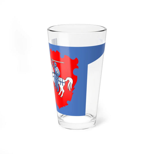 Banner of Bieraście Voivodeship (Belarus) (Coat of Arms) Pint Glass 16oz 16oz - Go Mug Yourself