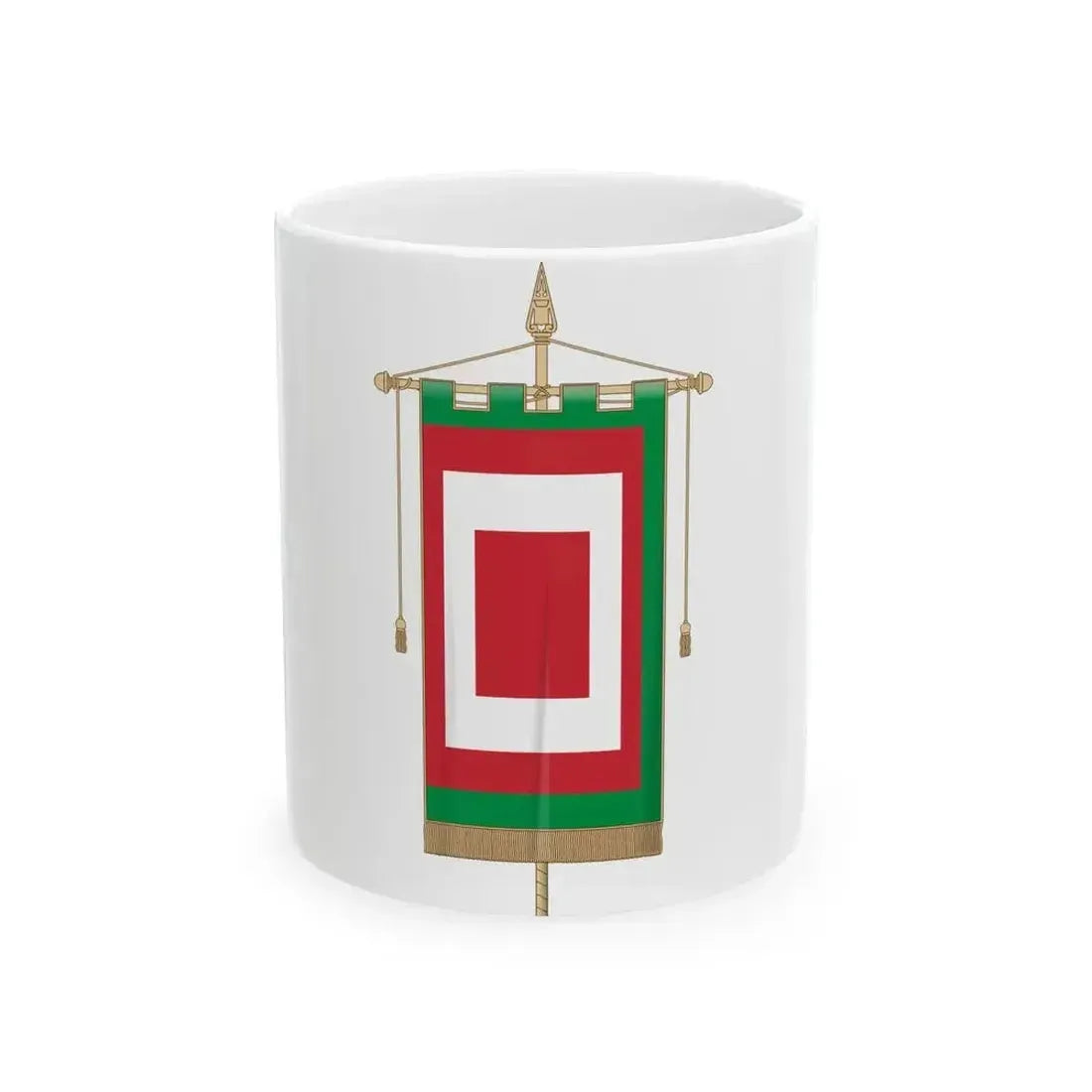 Banner of Brescia Revolutionary (Italy) White Coffee Mug 11oz - Go Mug Yourself