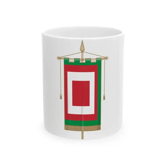 Banner of Brescia Revolutionary (Italy) White Coffee Mug 11oz - Go Mug Yourself