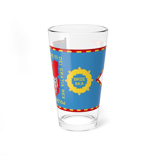 Banner of Brest Litovsk Voivodeship 1609-1618-1 (Belarus) (Coat of Arms) Pint Glass 16oz 16oz - Go Mug Yourself