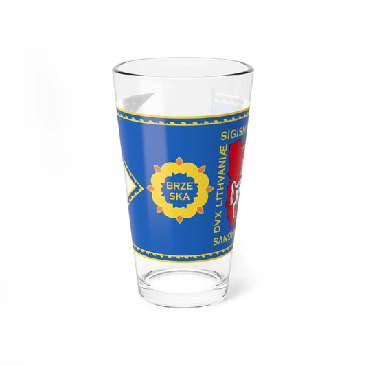 Banner of Brest Litovsk Voivodeship 1609-1618-2 (Belarus) (Coat of Arms) Pint Glass 16oz 16oz - Go Mug Yourself