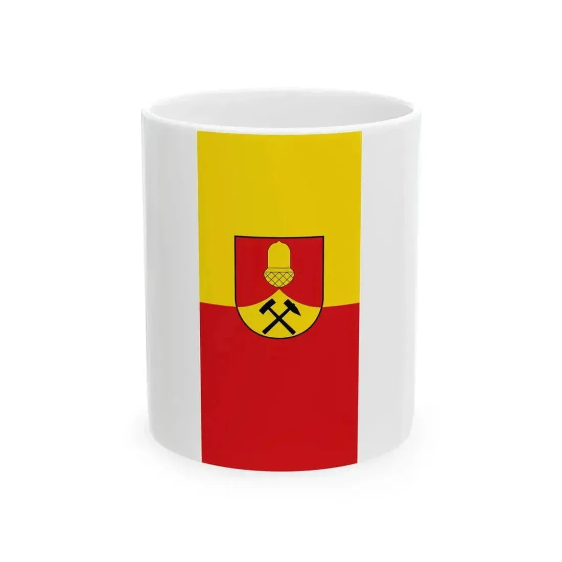 Banner of Eichelhardt (Germany) White Coffee Mug 11oz - Go Mug Yourself