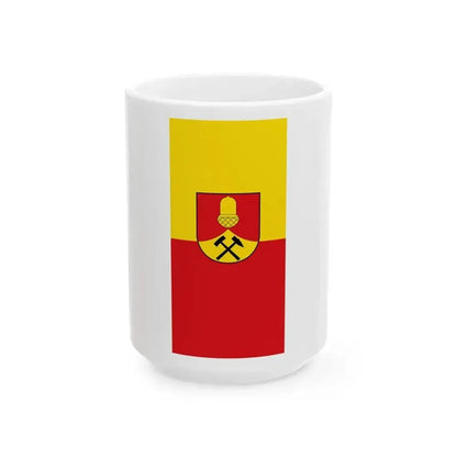 Banner of Eichelhardt (Germany) White Coffee Mug 15oz - Go Mug Yourself