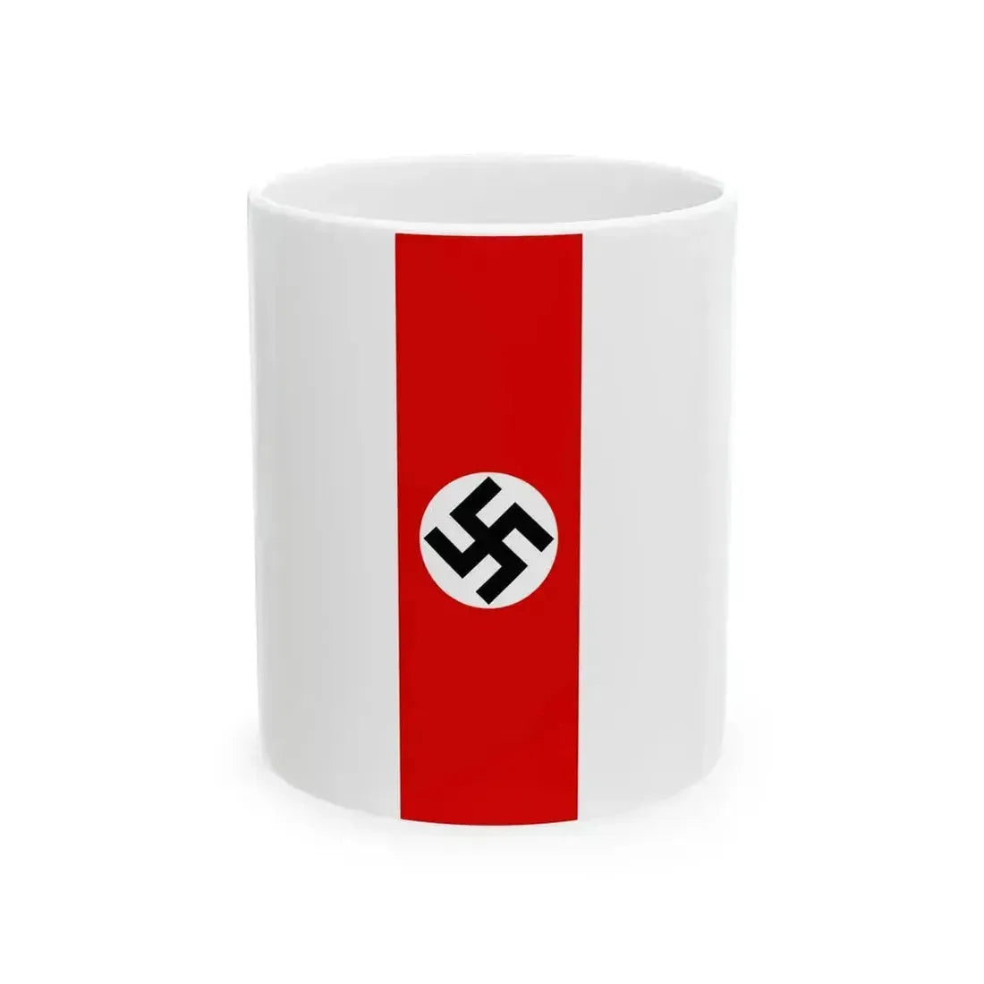 Banner of Germany 1935-1945 (Germany) White Coffee Mug 11oz - Go Mug Yourself