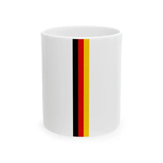 Banner of Germany (Germany) White Coffee Mug 11oz - Go Mug Yourself