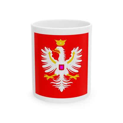 Banner of Jan III Sobieski (Poland) White Coffee Mug 11oz - Go Mug Yourself