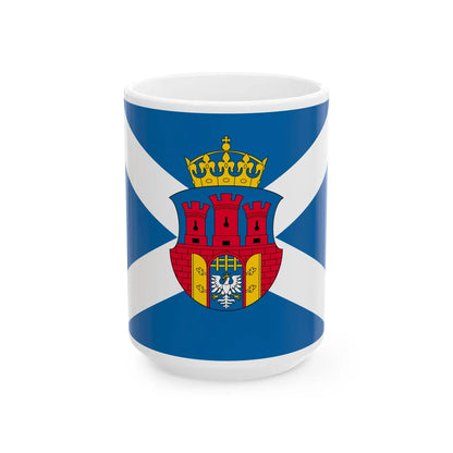 Banner of Krakow (Poland) White Coffee Mug 15oz - Go Mug Yourself
