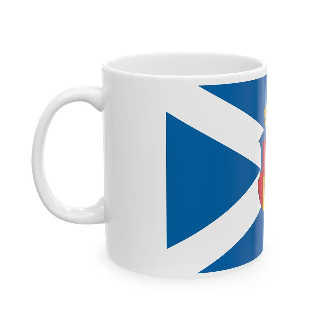 Banner of Krakow (Poland) White Coffee Mug - Go Mug Yourself
