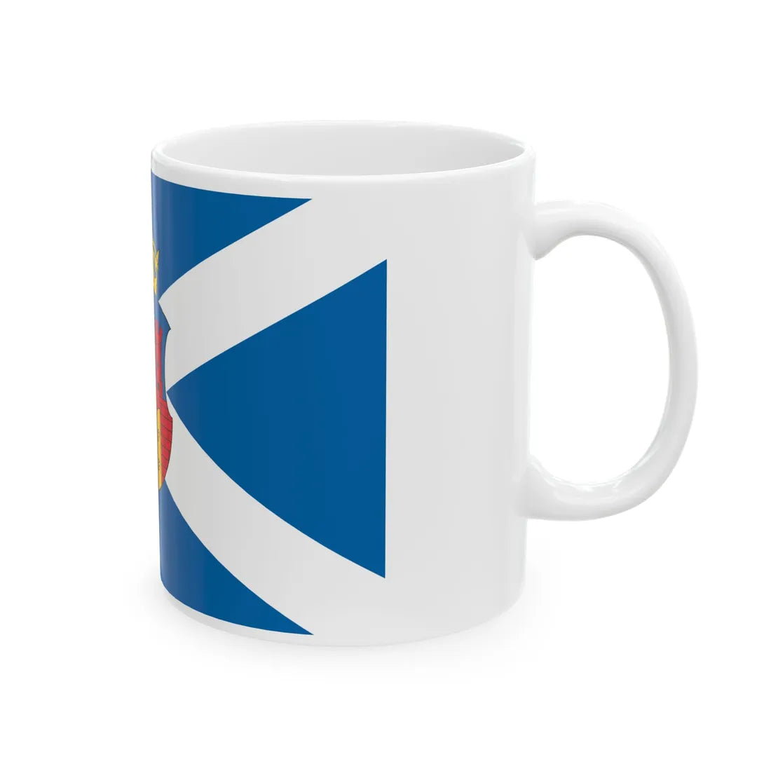 Banner of Krakow (Poland) White Coffee Mug - Go Mug Yourself