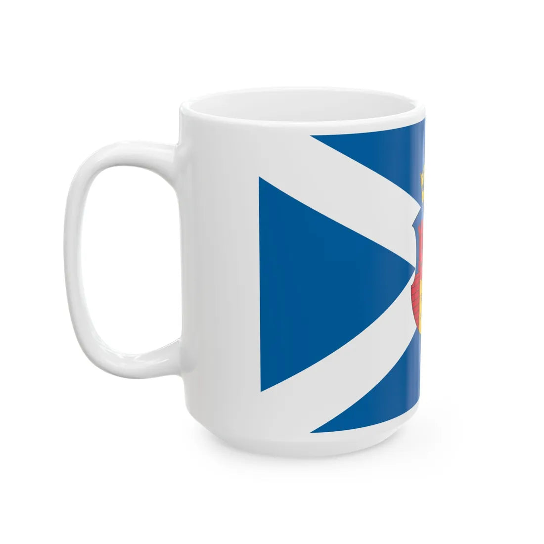 Banner of Krakow (Poland) White Coffee Mug - Go Mug Yourself