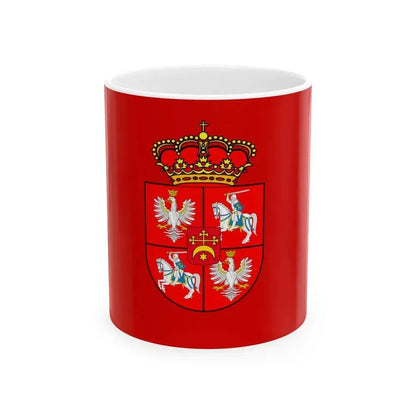 Banner of Michal Korybut Wisniowieckii (Lithuania) White Coffee Mug 11oz - Go Mug Yourself