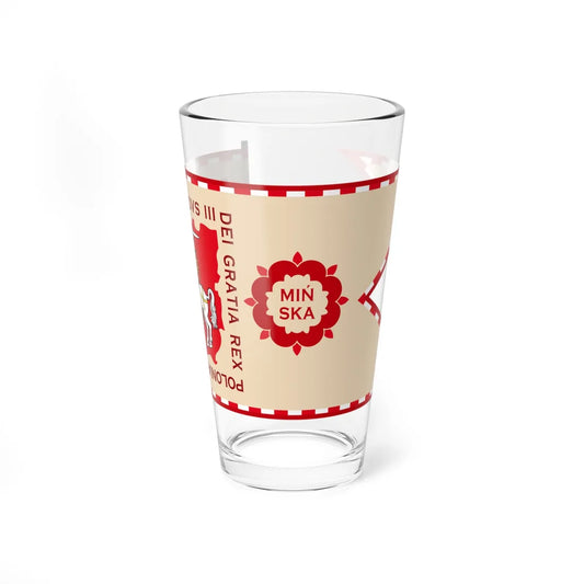 Banner of Minsk Voivodeship 1609-1618-1 (Belarus) (Coat of Arms) Pint Glass 16oz 16oz - Go Mug Yourself