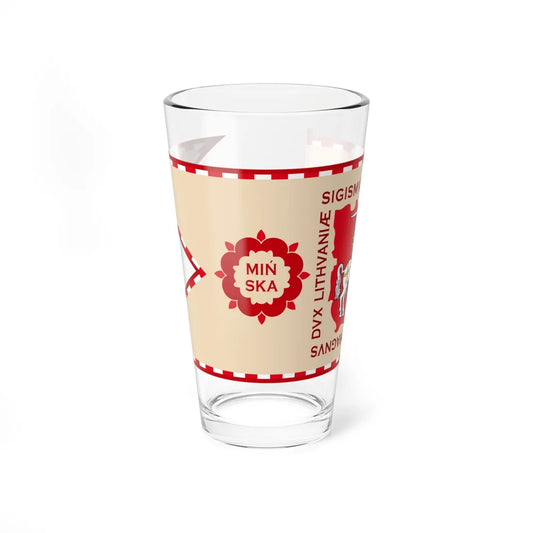 Banner of Minsk Voivodeship 1609-1618-2 (Belarus) (Coat of Arms) Pint Glass 16oz 16oz - Go Mug Yourself