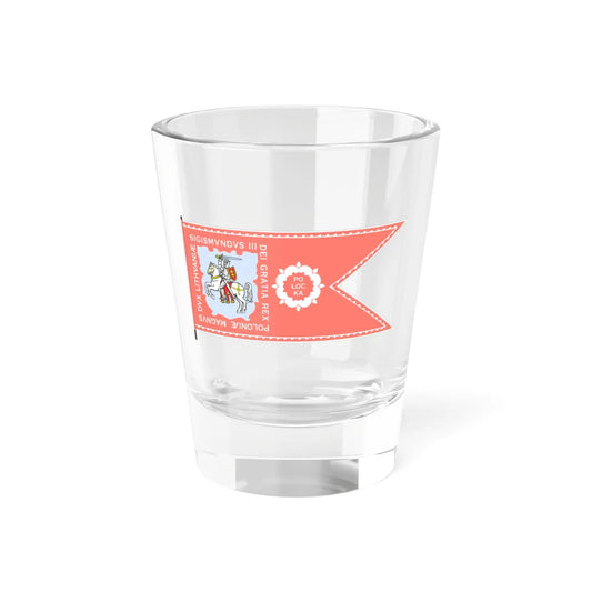 Banner of Polotsk Voivodeship 1609-1618-1 (Belarus) (Coat of Arms) Shot Glass 1.5oz 1.5oz - Go Mug Yourself