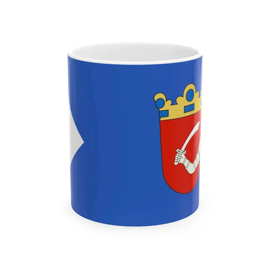 Banner of Rama Bosnia at Ferdinand IIs coronation 1618 (Bosnia and Herzegovina) White Coffee Mug 11oz - Go Mug Yourself