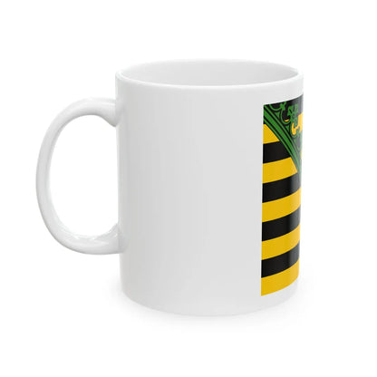Banner of Saxony 11 (Germany) White Coffee Mug - Go Mug Yourself