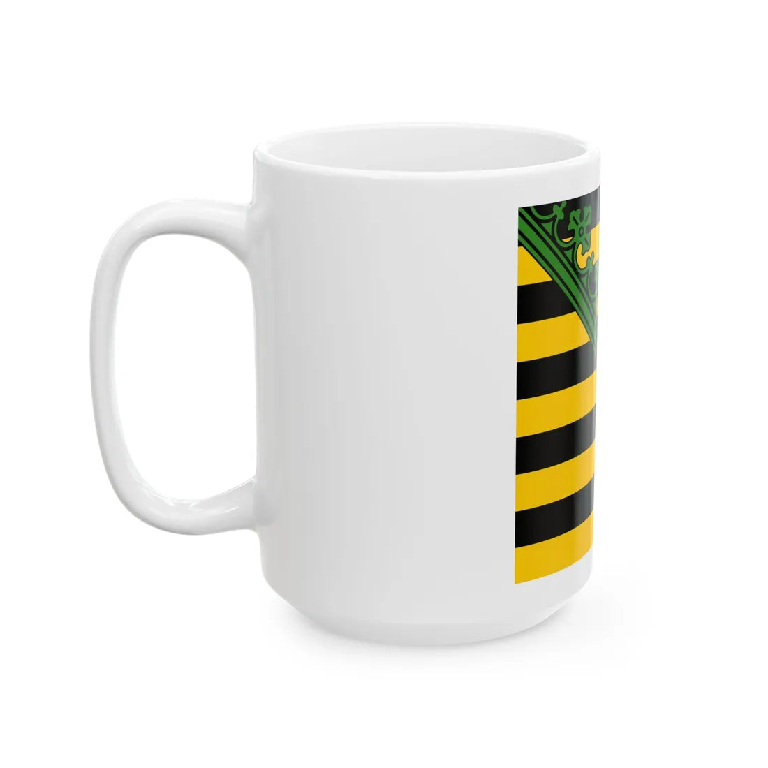 Banner of Saxony 11 (Germany) White Coffee Mug - Go Mug Yourself