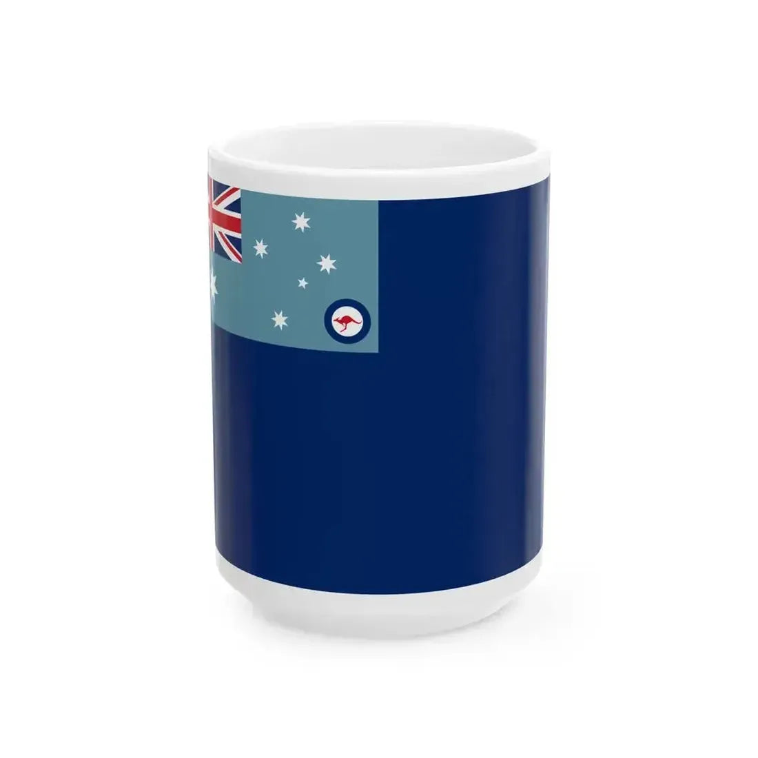 Banner of the Australian Air Force Cadets obverse (Australia) White Coffee Mug 15oz - Go Mug Yourself