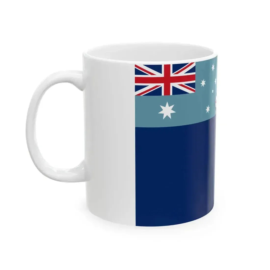 Banner of the Australian Air Force Cadets obverse (Australia) White Coffee Mug - Go Mug Yourself