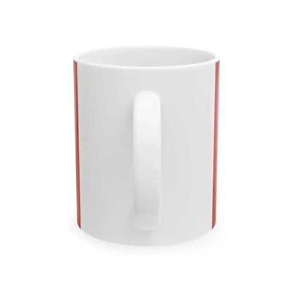 Banner of the Bohemian Coat of Arms (Czech Republic) White Coffee Mug - Go Mug Yourself