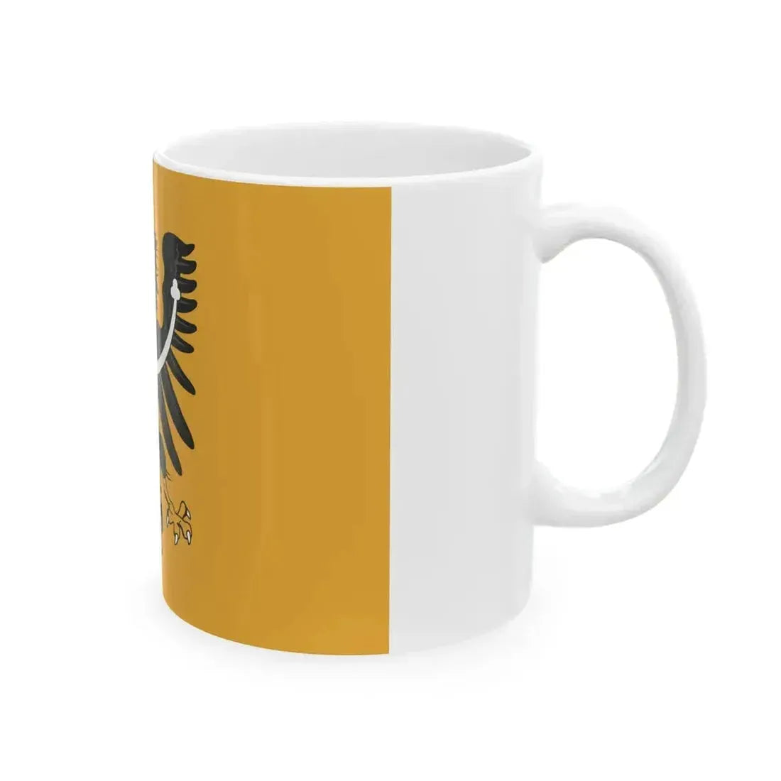 Banner of the Duchy of Silesia (Czech Republic) White Coffee Mug - Go Mug Yourself