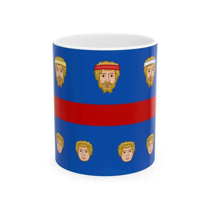Banner of the Federation of the Sette Comuni (Italy) White Coffee Mug 11oz - Go Mug Yourself