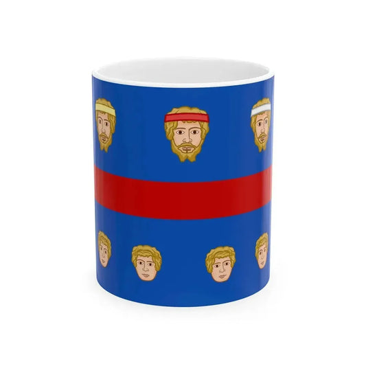 Banner of the Federation of the Sette Comuni (Italy) White Coffee Mug 11oz - Go Mug Yourself
