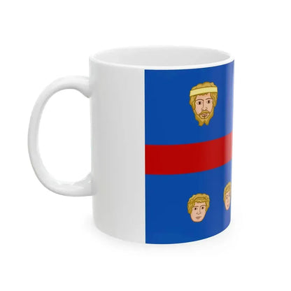Banner of the Federation of the Sette Comuni (Italy) White Coffee Mug - Go Mug Yourself